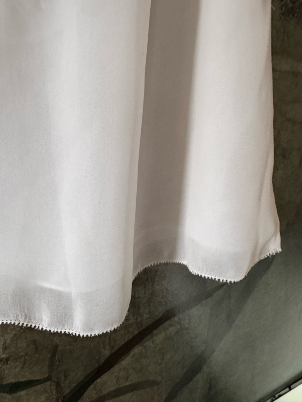 White House BM V-Neck Ruffle Detail Tank Top - Picture 8 of 10